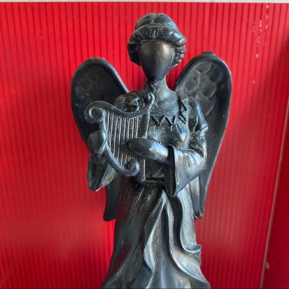 Angel Christmas Stocking Holder Set of Two (2) Bronze Color - Picture 2 of 13